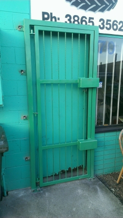 Commercial frontage security entrance            